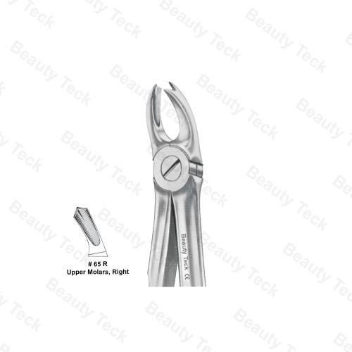 EXTRACTING FORCEPS ANATOMICAL HANDLE  #65 R (UPPER MOLARS, RIGHT)