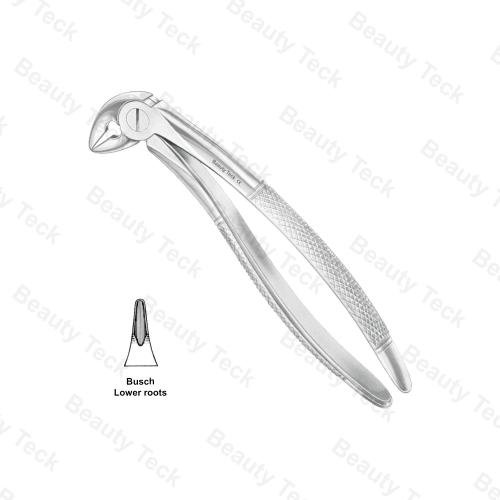 EXTRACTING FORCEPS BUSCH ENGLISH PATTERN (LOWER ROOTS) BTEF1-158