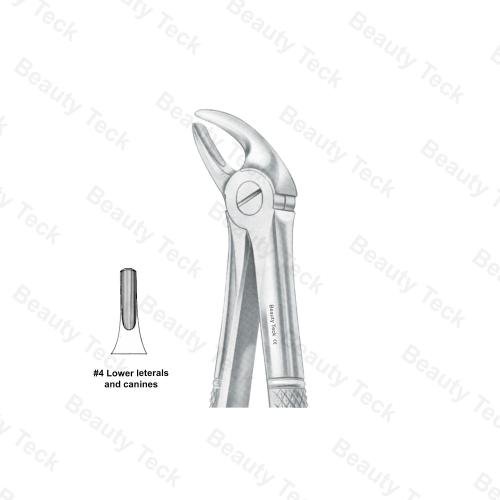 Extracting Forceps #4 English Pattern (Lower Laterals and Canines)