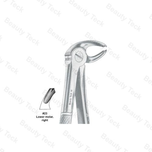 Extracting Forceps #23 English Pattern (Lower Molars, Right)