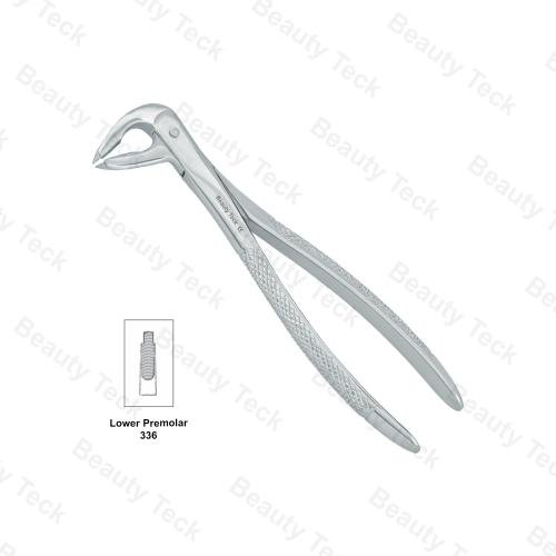 EXTRACTING FORCEPS  ENGLISH PATTERN (LOWER PREMOLARS FIG. 336)