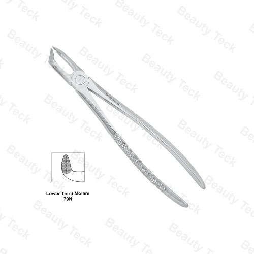 EXTRACTING FORCEPS  ENGLISH PATTERN (LOWER THIRD MOLARS FIG. 79N)