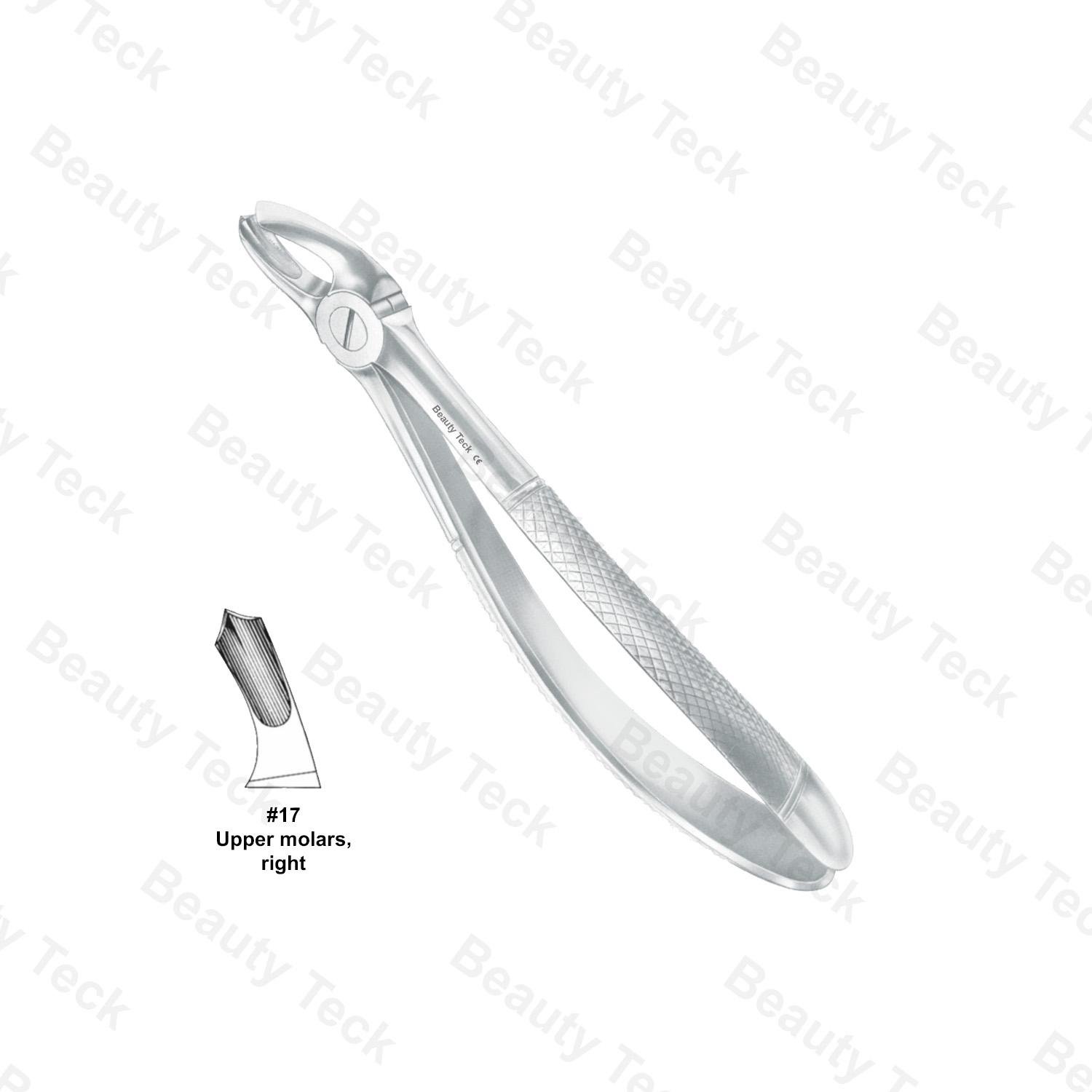 Extracting Forceps #17 English Pattern (Upper Molars Right)