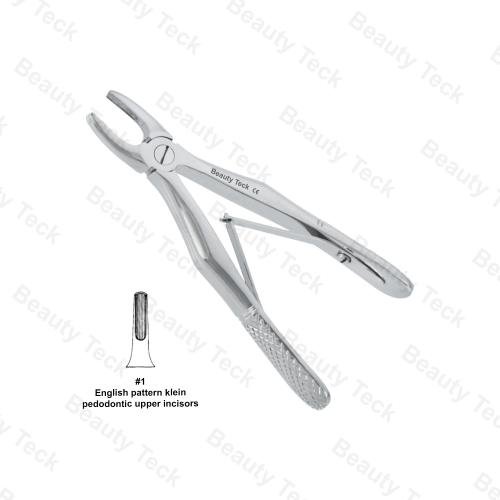 EXTRACTING FORCEPS FOR CHILDERN #1 ENGLISH PATTERN (KLEIN PEDODONTIC, UPPER INCISORS)