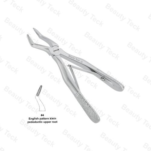 EXTRACTING FORCEPS FOR CHILDERN  #4  ENGLISH PATTERN (KLEIN PEDODONTIC UPPER ROOT)