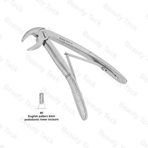 EXTRACTING FORCEPS FOR CHILDERN #5 ENGLISH PATTERN (KLEIN PEDODONTIC, LOWER INCISORS)