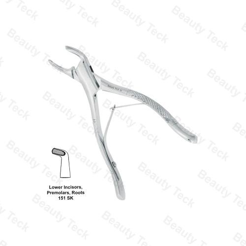EXTRACTING FORCEPS FOR CHILDERN ENGLISH PATTERN (LOWER INCISORS, PREMOLARS, ROOTS 151SK)