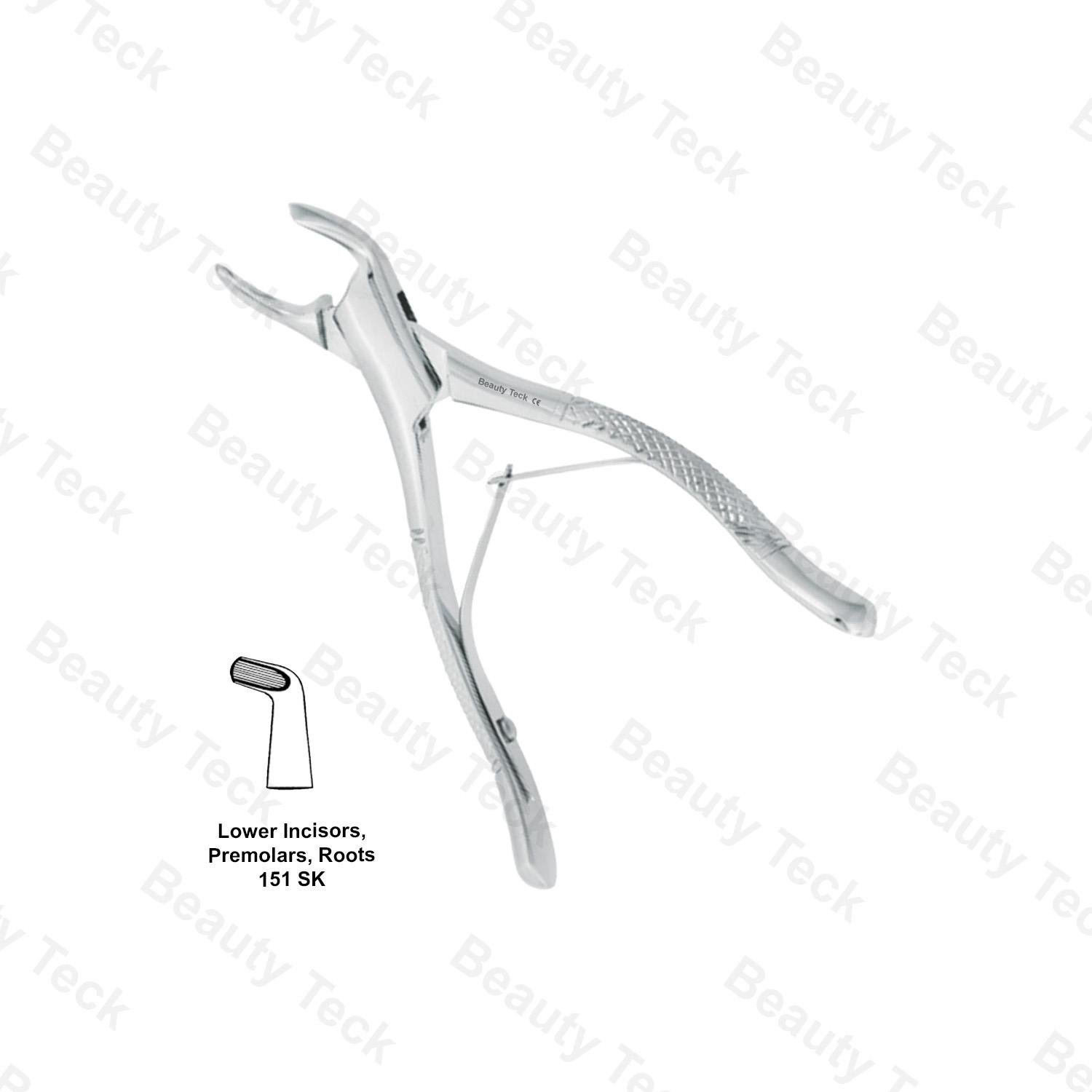 EXTRACTING FORCEPS FOR CHILDERN ENGLISH PATTERN (LOWER INCISORS, PREMOLARS, ROOTS 151SK)