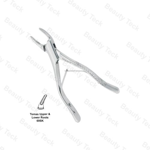 EXTRACTING FORCEPS FOR CHILDERN ENGLISH PATTERN (THOMAS UPPER & LOWER ROOTS  69SK)