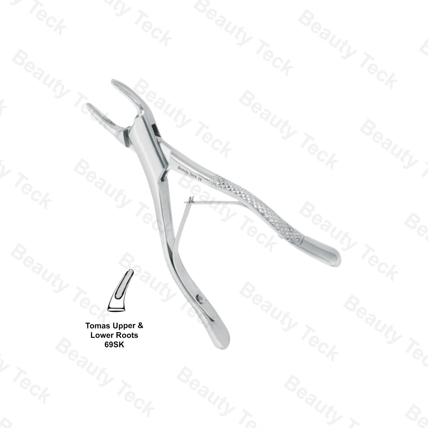 EXTRACTING FORCEPS FOR CHILDERN ENGLISH PATTERN (THOMAS UPPER & LOWER ROOTS  69SK)