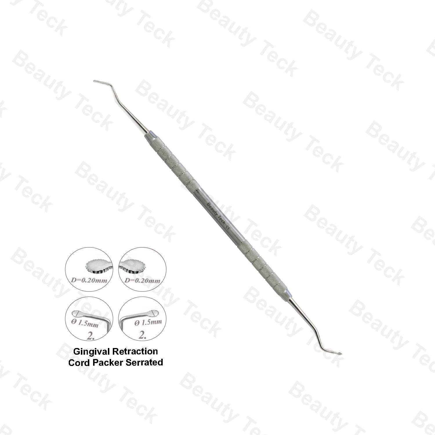 GINGIVAL RETRACTION CORD PACKER SERRATED 6