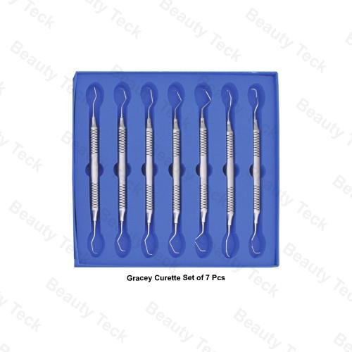 GRACEY CURETTE (SET OF 7 PCS) BLACK LINE COATING
