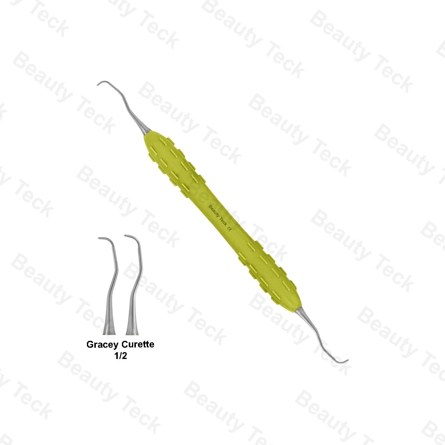 GRACEY CURETTE 1/2 (YELLOW SILICON HANDLE)
