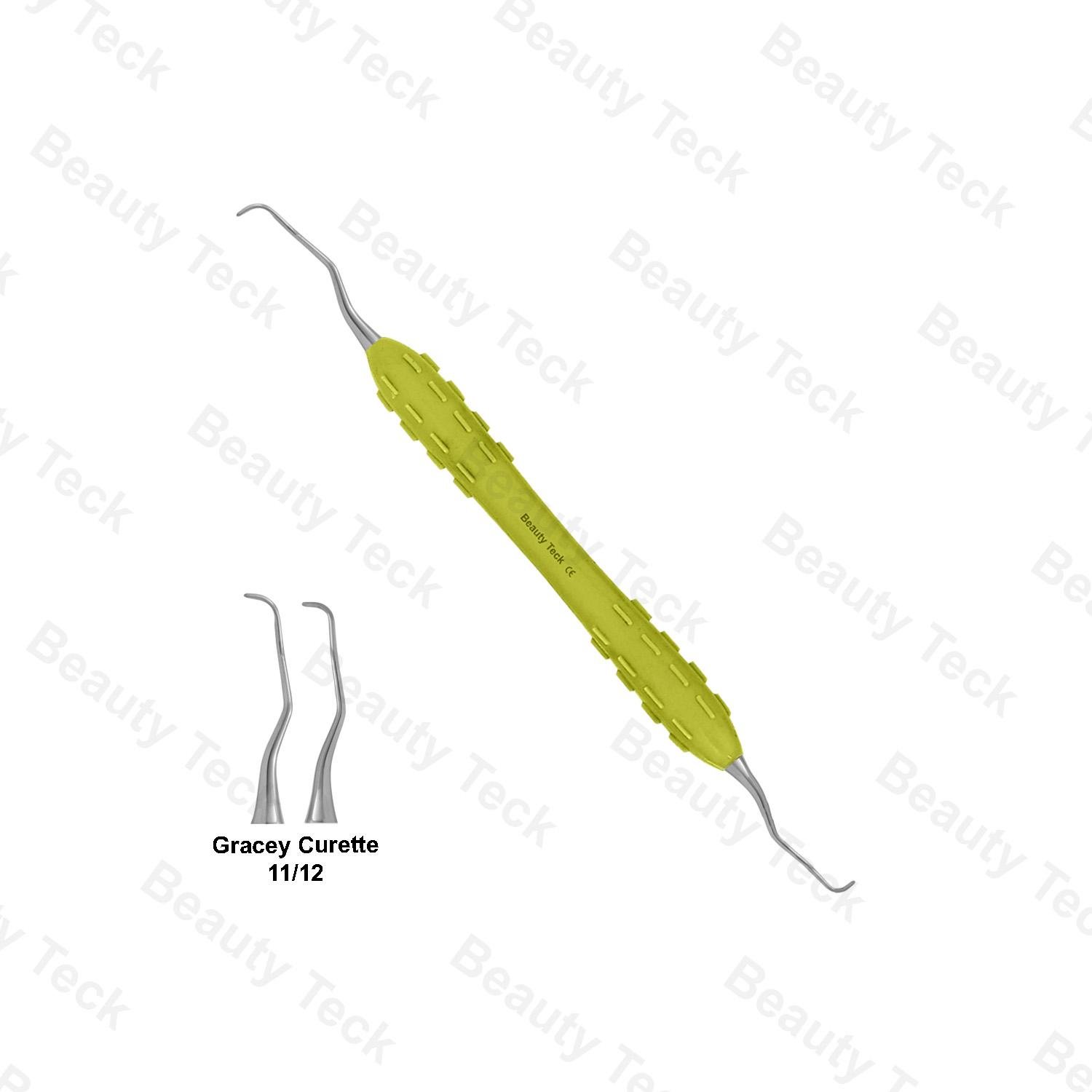 GRACEY CURETTE 11/12 (YELLOW SILICON HANDLE)