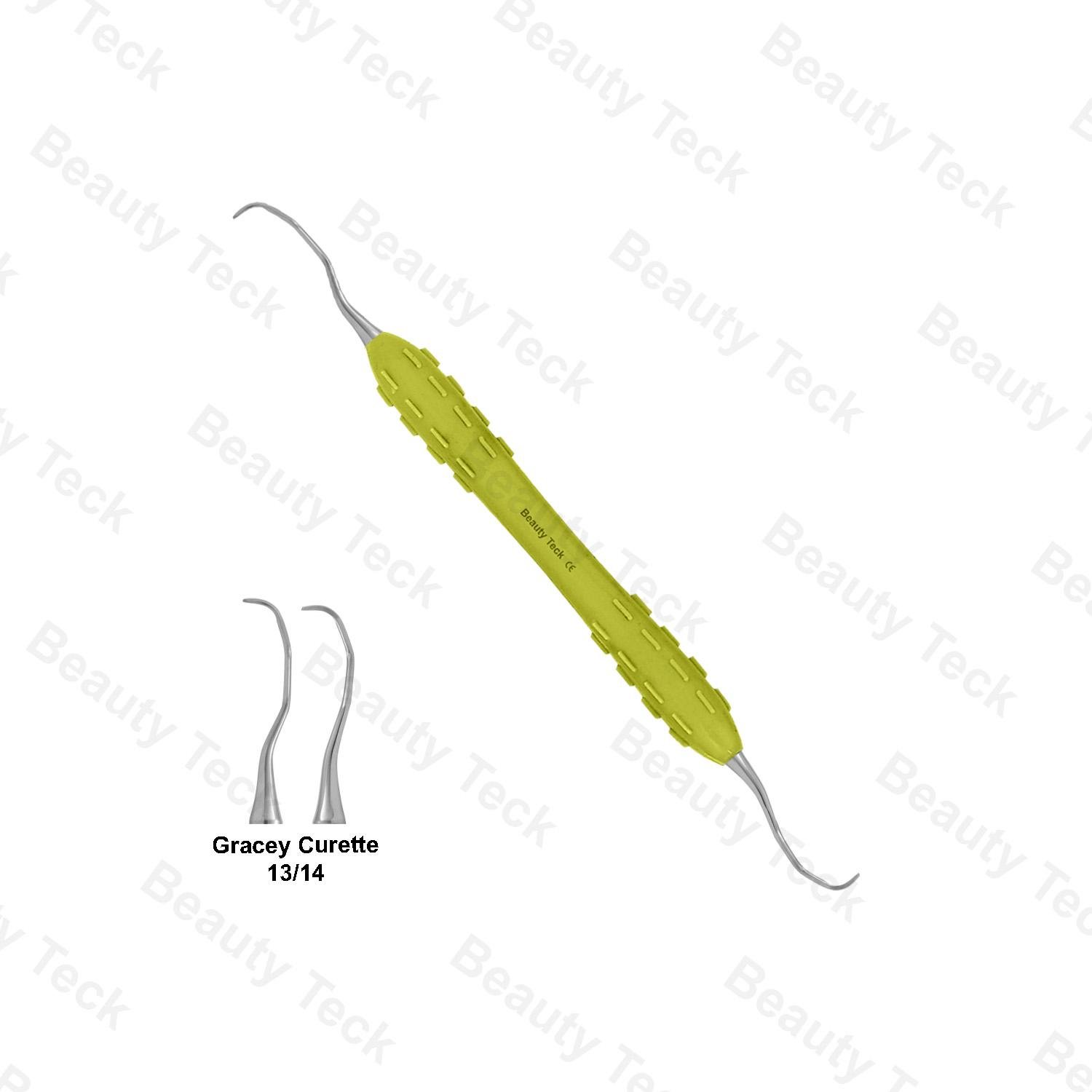 GRACEY CURETTE 13/14 (YELLOW SILICON HANDLE)