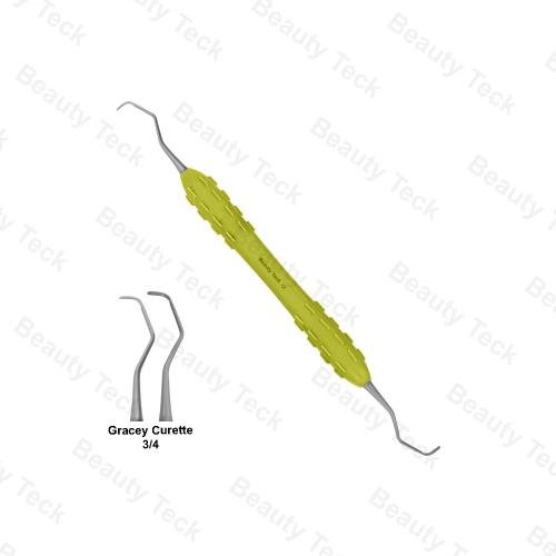 GRACEY CURETTE 3/4 (YELLOW SILICON HANDLE)