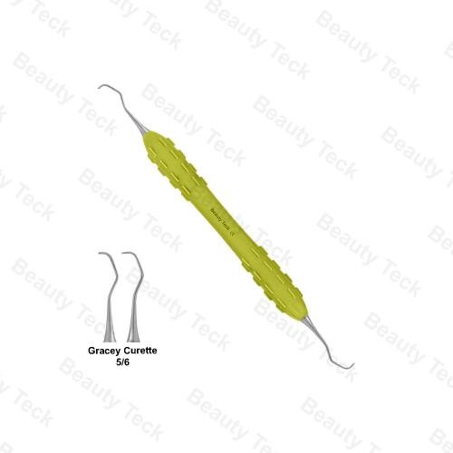 GRACEY CURETTE 5/6 (YELLOW SILICON HANDLE)