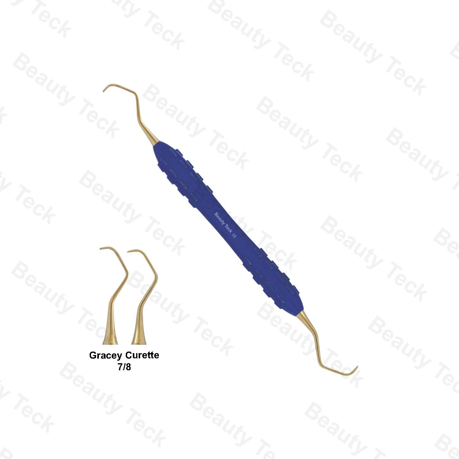 GRACEY CURETTE 7/8 (BLUE SILICON HANDLE)
