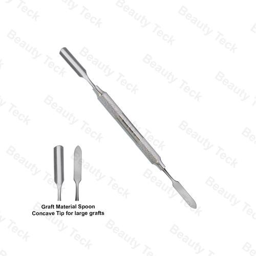 GRAFT MATERIAL SPOON CONCAVE TIP FOR LARGER