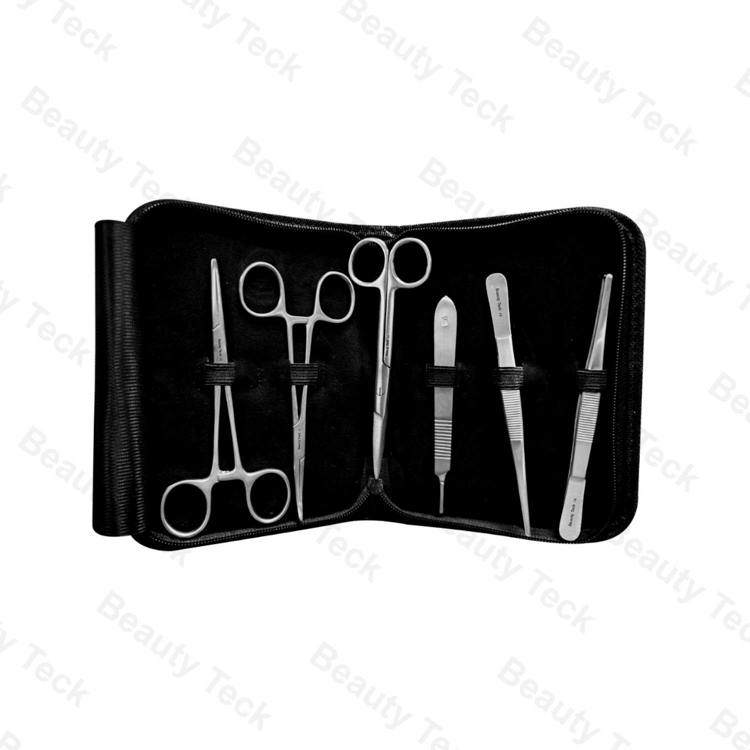 High-Quality 6-Piece Asepsis Kit | Stainless Steel Medical Instrument Set