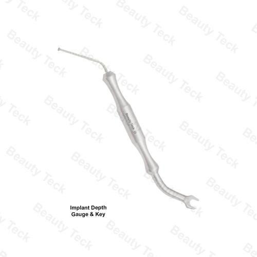 IMPLANT DEPTH GAUGE & KEY DOUBLE SIDE