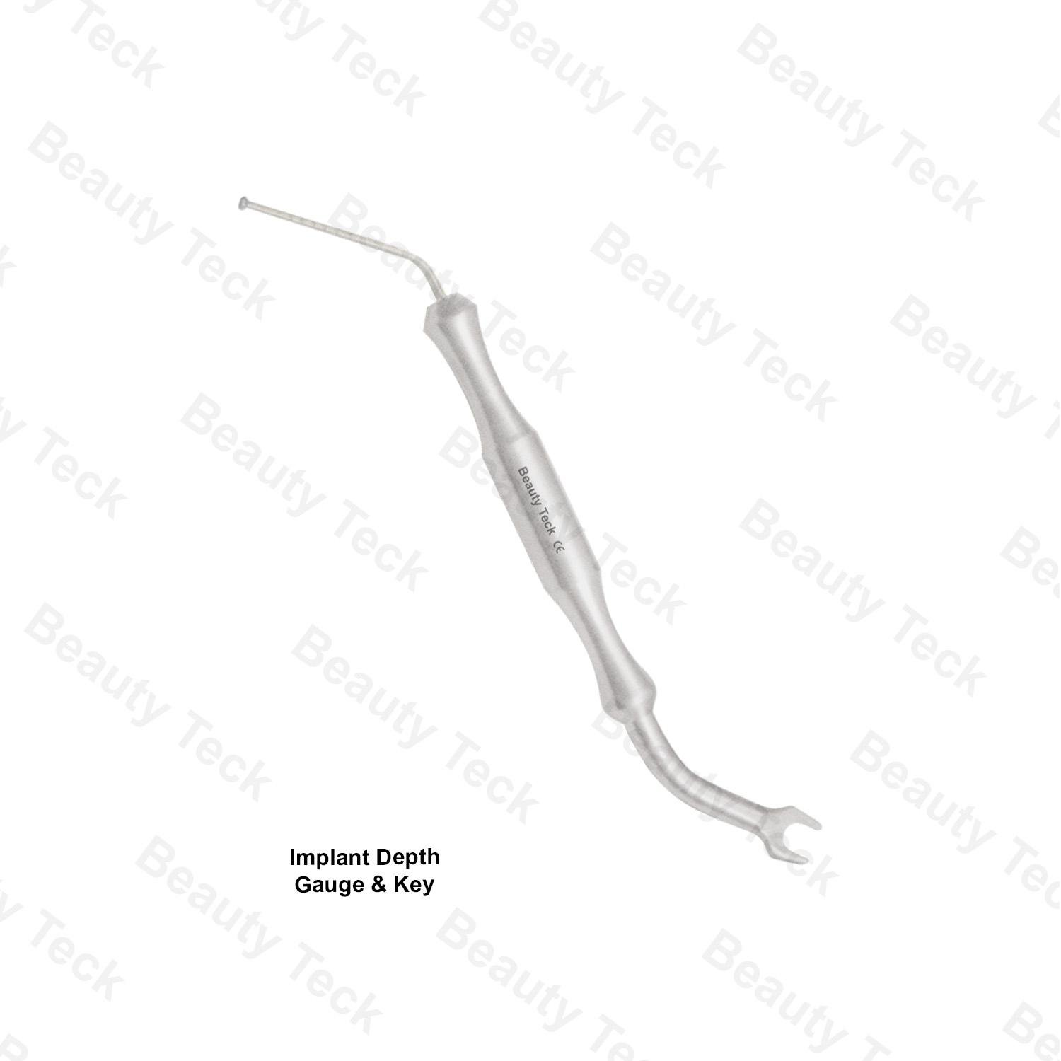 IMPLANT DEPTH GAUGE & KEY DOUBLE SIDE