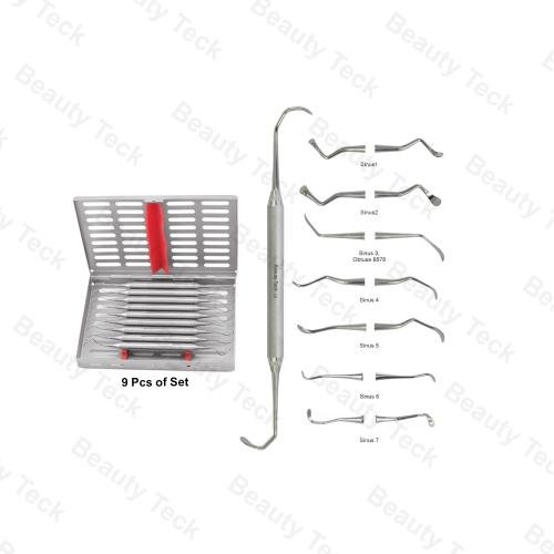 IMPLANT SINUS LIFT INSTRUMENTS (SET OF 9 PCS)