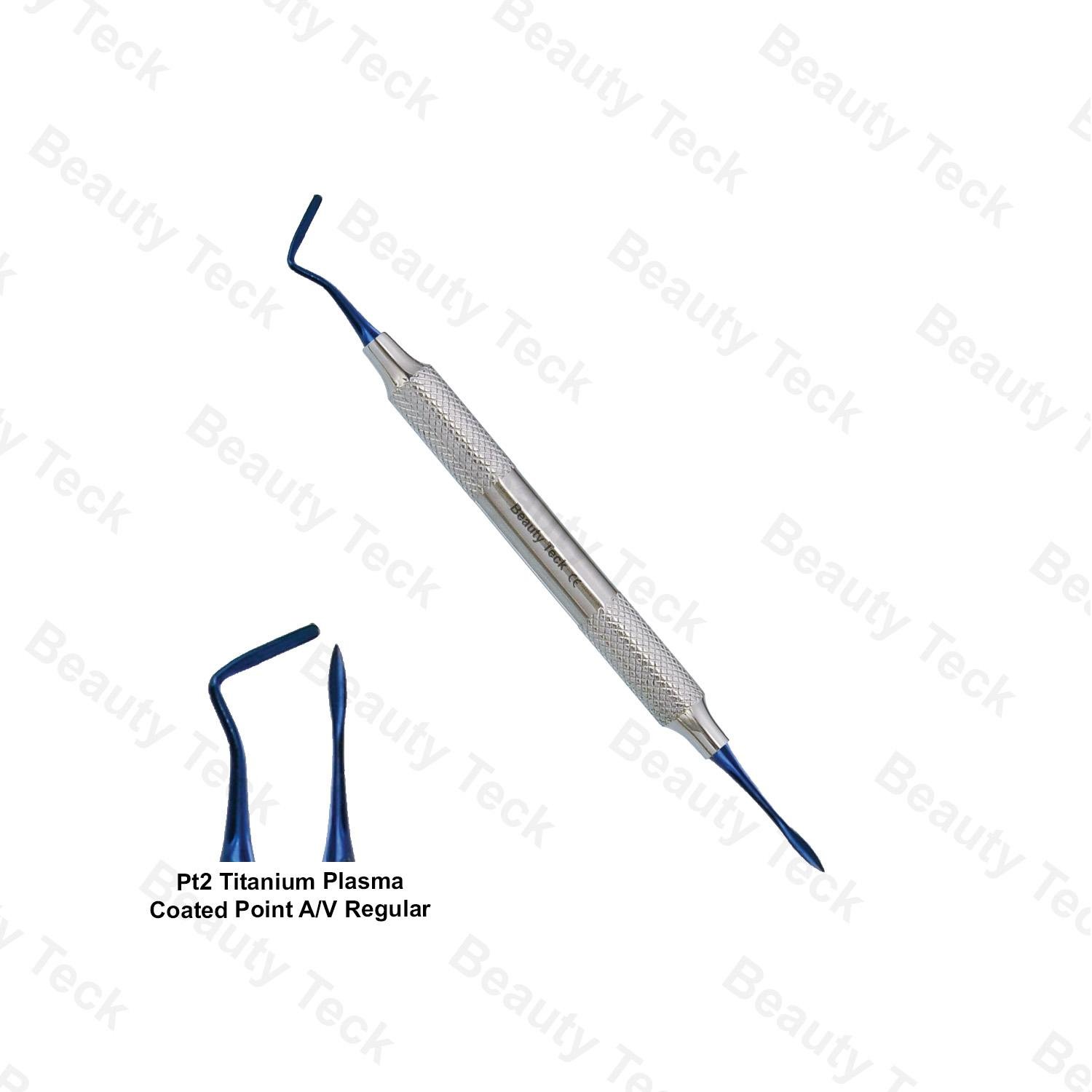 IMPLANT SURGICAL CHISELS (PT2 TITANIUM PLASMA COATED POINT A/V REGULAR)