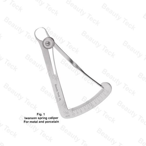 IWANSON SPRING CALLIPER FOR METAL AND PROCELAIN FIG.1