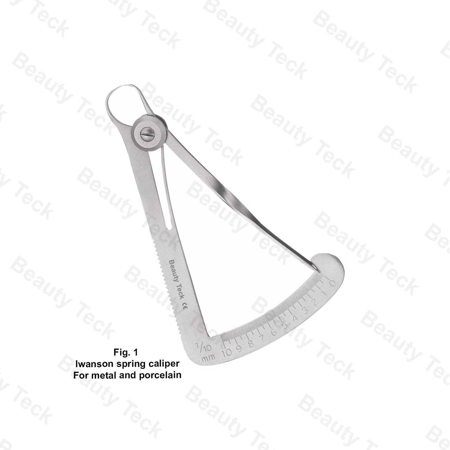 IWANSON SPRING CALLIPER FOR METAL AND PROCELAIN FIG.1