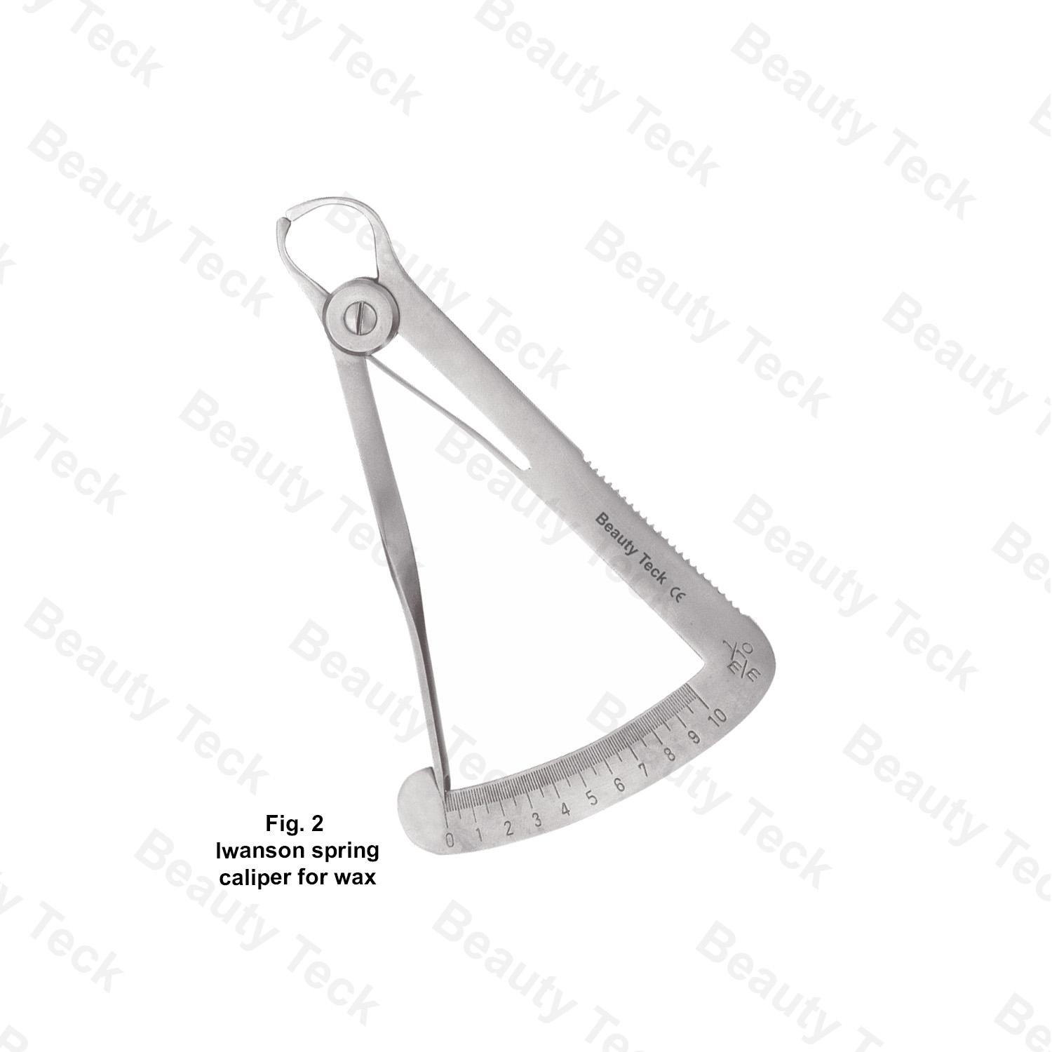 IWANSON SPRING CALLIPER FOR WAX FIG.2