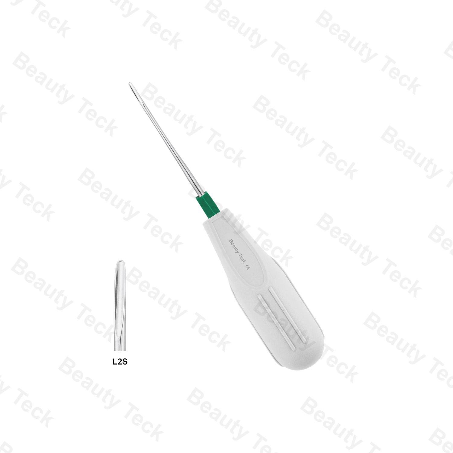 L2S LUXACUT ROOT ELEVATOR STRAIGHT BLADE, GREEN (2mm)