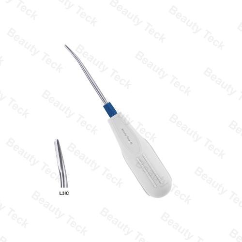 L3IC LUXACUT ROOT ELEVATOR INVERTED CURVED BLADE, LIGHT BLUE (3mm)