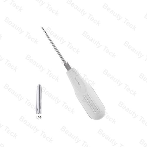 L3S LUXACUT ROOT ELEVATOR STRAIGHT BLADE, GREY (3mm)