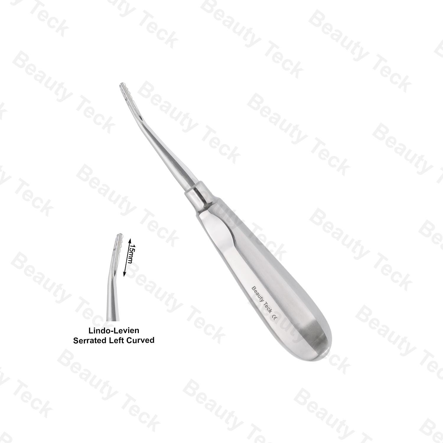 LINDO LEVIAN ROOT ELEVATORS (LINDO LEVIAN  SERRATED LEFT CURVED)
