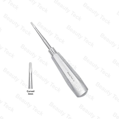 LUXATING ELEVATORS (CURVED 3mm) UPPER ROOT ELEVATOR WITH HELICOIDAL TIP