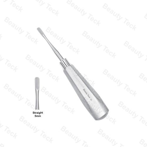 LUXATING ELEVATORS (STRAIGHT 5mm) UPPER ROOT ELEVATOR WITH HELICOIDAL TIP
