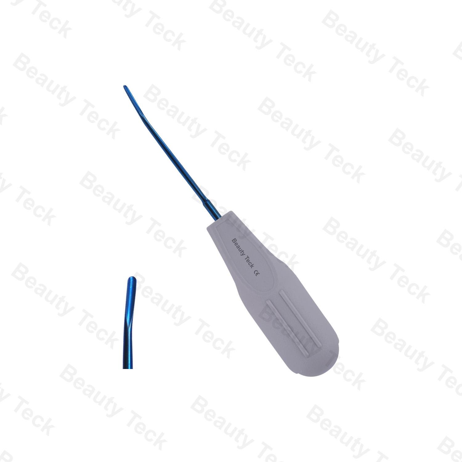 LUXATING ROOT ELEVATOR CURVE 3MM BLUE TITANIUM COATED TIP
