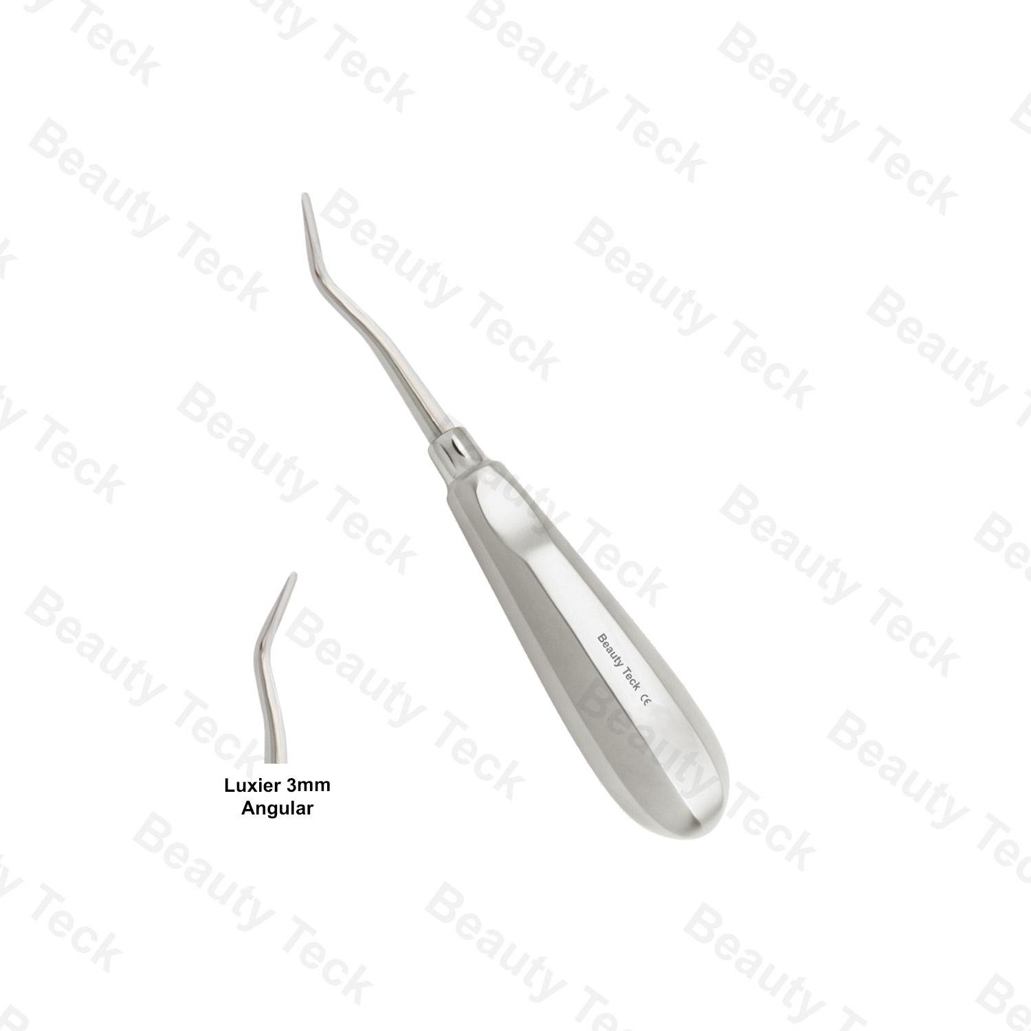 LUXIER ROOTS ELEVATORS 3mm, ANGULAR