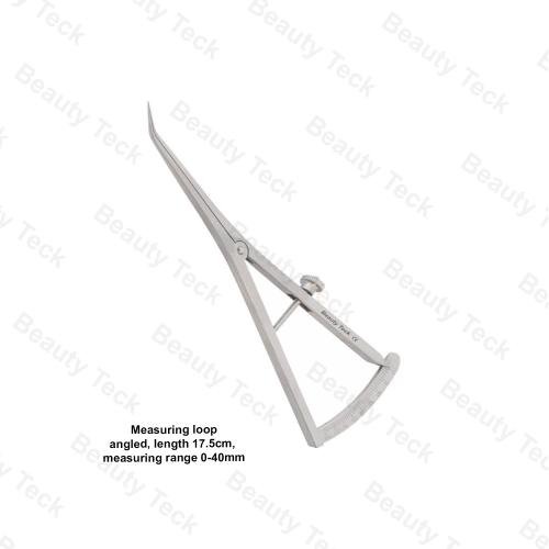 MEASURING LOOP ANGLED, 17.5cm, (0-40mm)