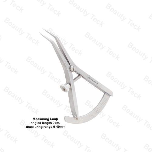MEASURING LOOP ANGLED, LENGTH 9cm, 0-40mm)