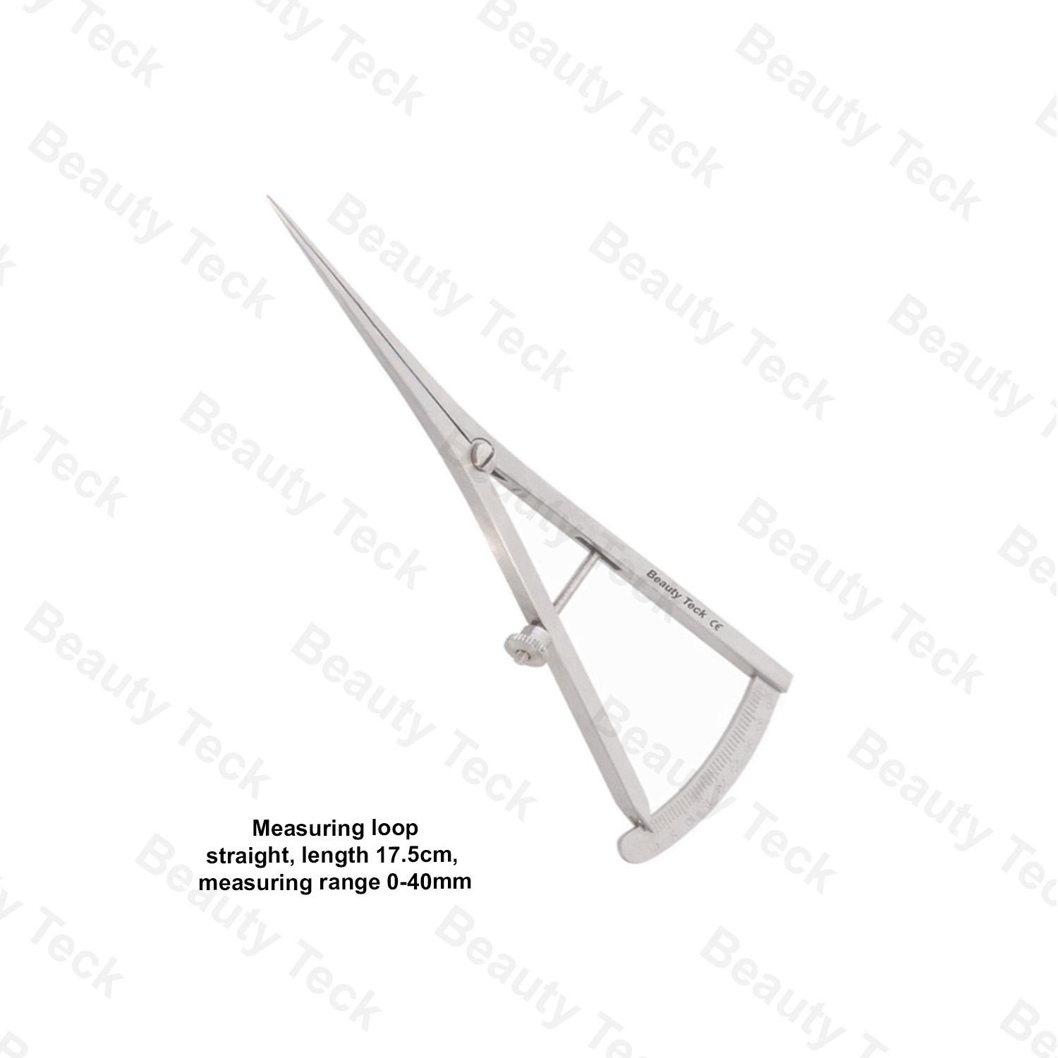MEASURING LOOP STRAIGHT, 17.5cm, (0-40mm)