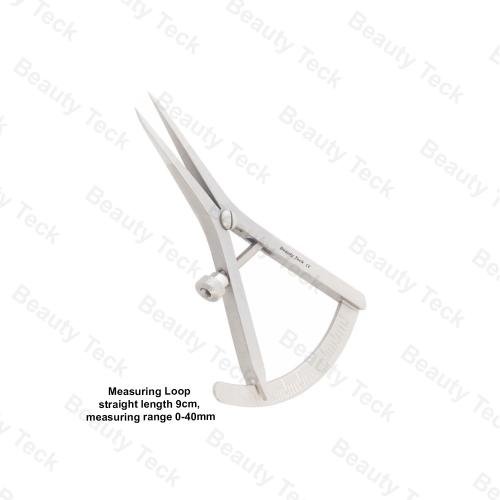 MEASURING LOOP STRAIGHT, LENGTH 9cm, 0-40mm