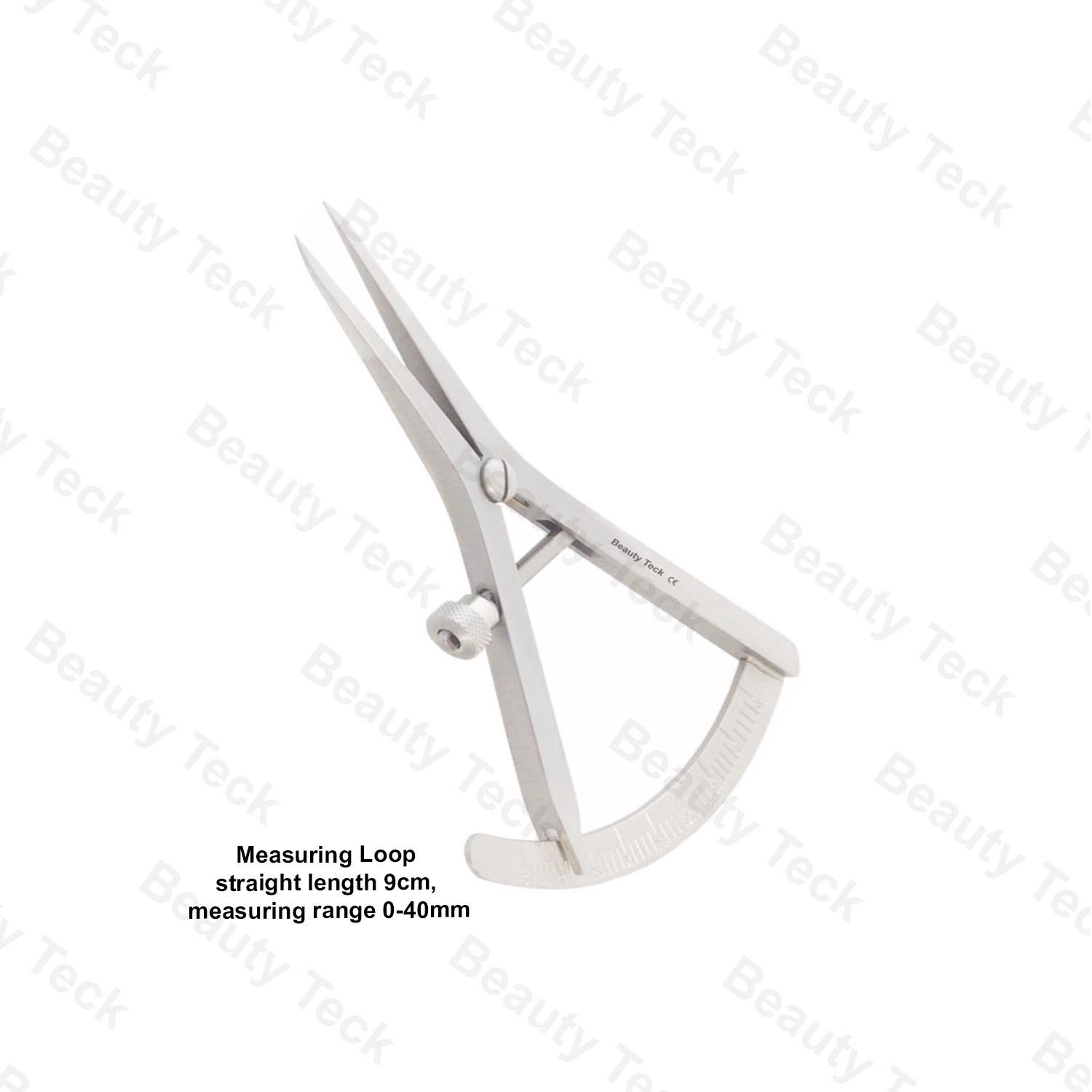 MEASURING LOOP STRAIGHT, LENGTH 9cm, 0-40mm