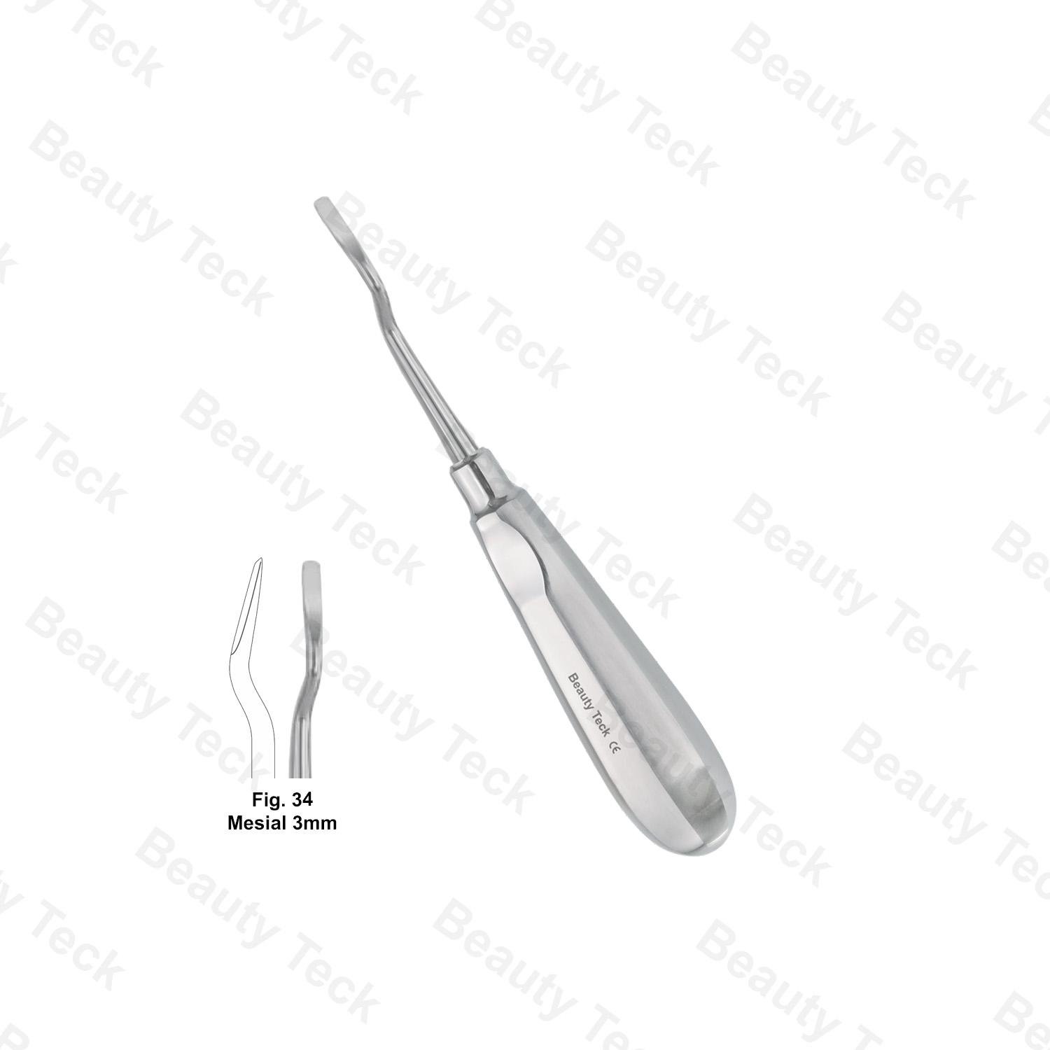 MEISAL & DISTAL ROOTS ELEVATORS FIG.34 MEISAL 3mm