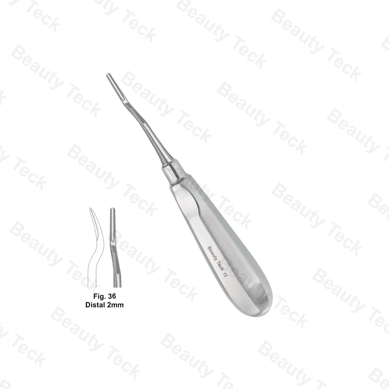 MEISAL & DISTAL ROOTS ELEVATORS FIG.36 DISTAL 2mm