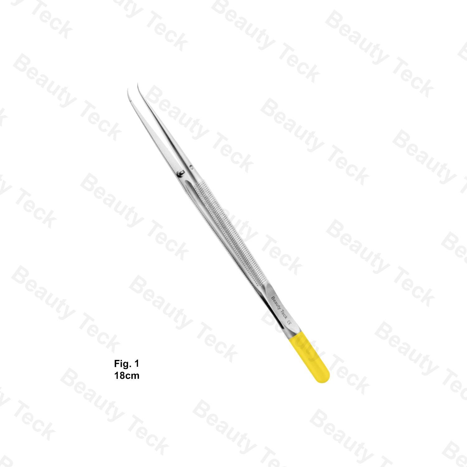 MICRO SURGERY TWEEZER 18cm (FIG.1) CURVED