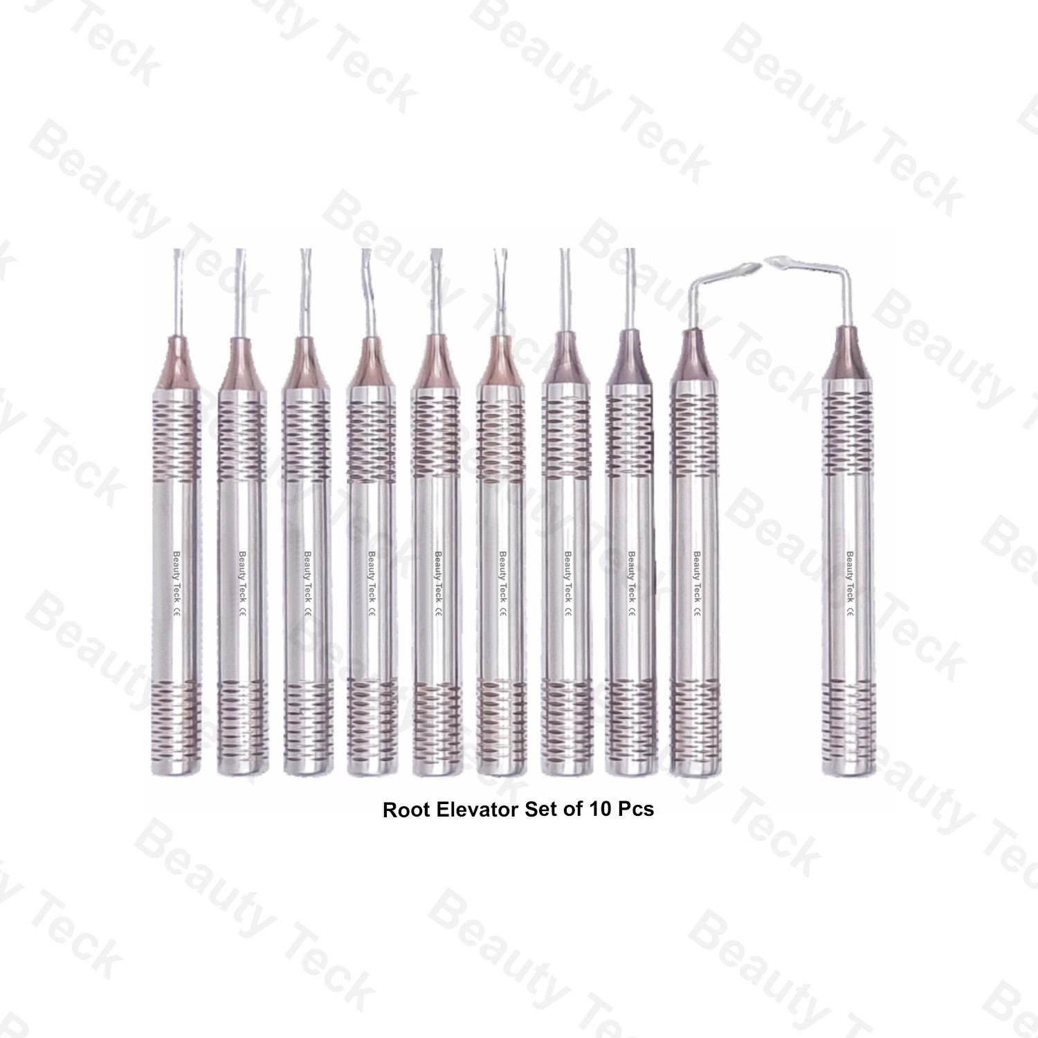 Minimally Invasive Root Elevator Set (10 Pcs) Elastic Type