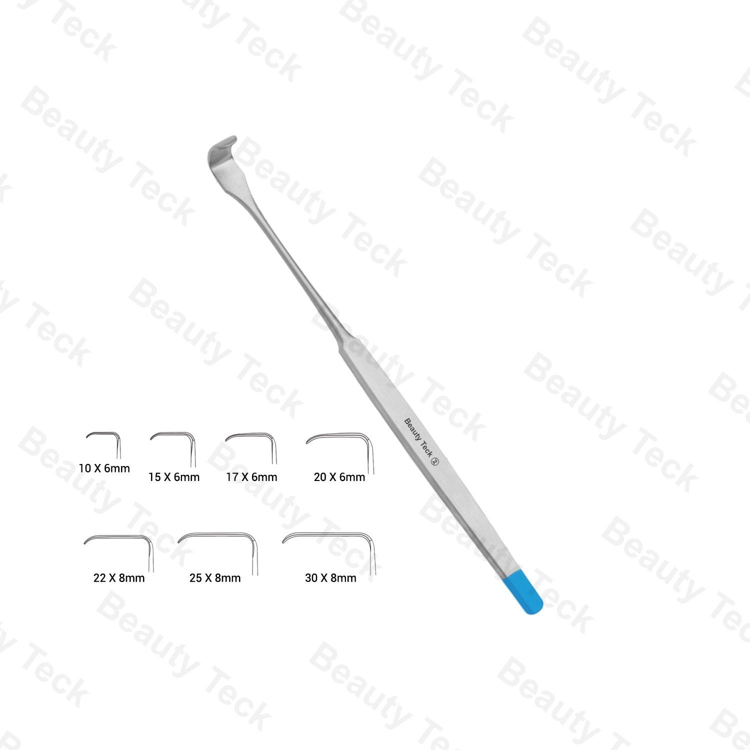 Non Sterile Single-Use Mini Langenbeck Retractor Plan Handle 150mm