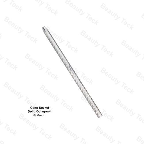 OCTAGONAL CONE-SOCKET MIRROR HANDLE (Ø6mm)